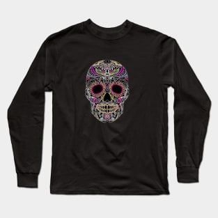 Sugar Skull Day of the Dead Mexican - Dia De Los Muertos Long Sleeve T-Shirt